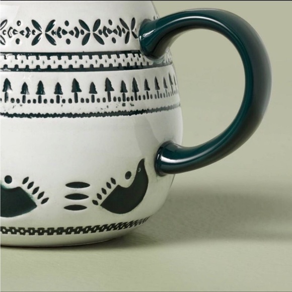 2 | 14oz Nordic Christmas Fair Isle Stoneware Mugs - Hearth & Hand Magnolia - Picture 3 of 4